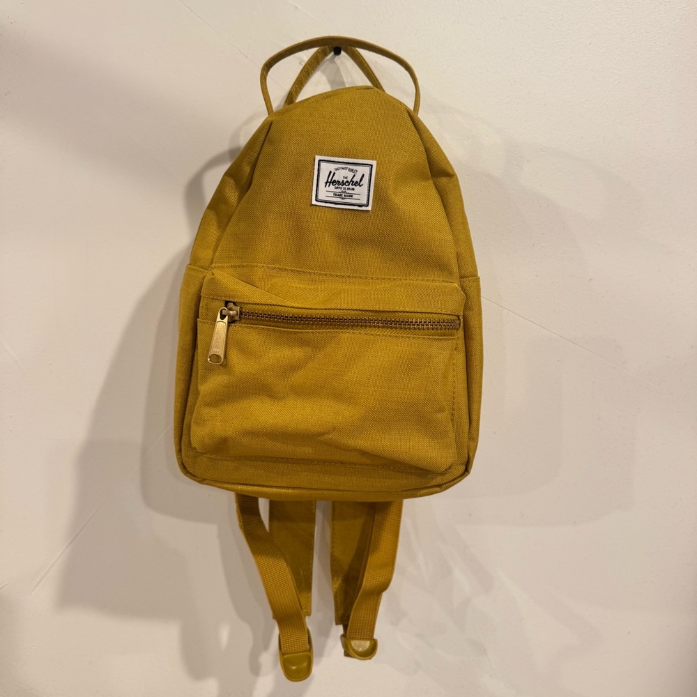 Herschel Supply Company Mustard Yellow Mini Backpack - Compact Everyday Pack